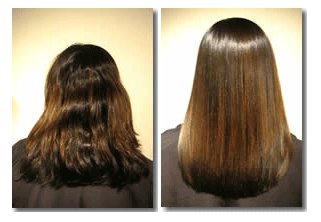 кератиновое выпрямление волос фото до и после